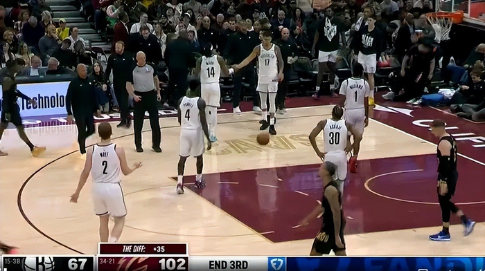 v体育-24分钟轰15+10！哈登激活阿伦，阿特金森赛后感谢，莫布里也摊牌|詹姆斯·哈登|骑士|波士顿凯尔特人队|克利夫兰骑士队|布鲁克林篮网队_新浪体育_新浪新闻