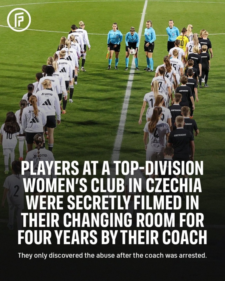 v站体育-TA：前捷克女足U19主帅长期偷拍球员隐私，但仅被判1年缓刑